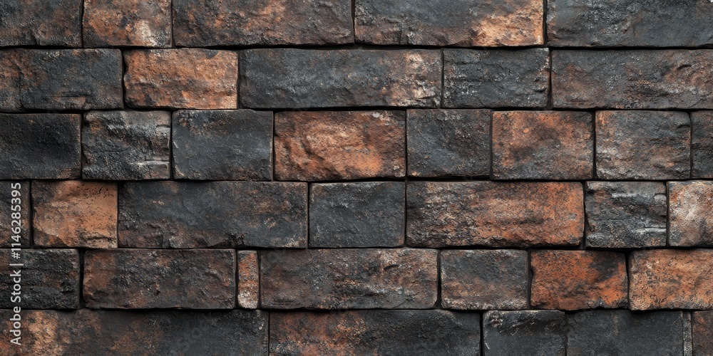 Aufkleber Brick texture featuring an interior wall design perfect for background use. This versatile brick texture enhances any space, making it ideal for a stylish background in various applications.
