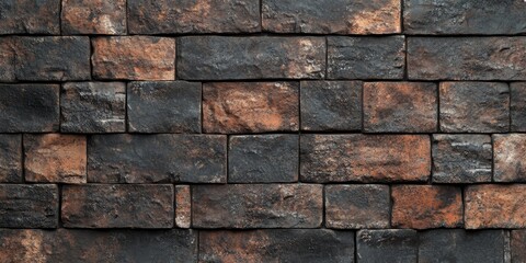 Obraz premium Brick texture featuring an interior wall design perfect for background use. This versatile brick texture enhances any space, making it ideal for a stylish background in various applications.