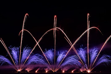 Symmetrical Fireworks Display UK Festival of Fireworks Catton Hall