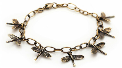 Anklets Featuring Miniature Dragonfly Charms on white background.PNG