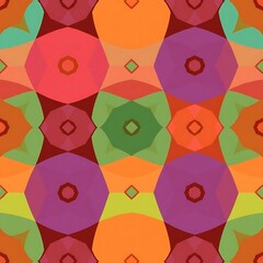Geometric Pattern Abstract Art: Vivid and dynamic, this abstract geometric pattern in vibrant colors creates a captivating visual feast.  A seamless.