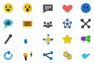 set of icons
