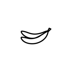 banana line icon
