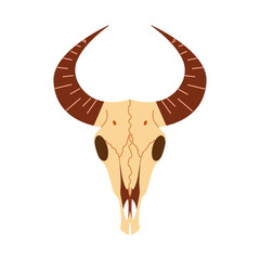 Wild West elements in modern decoration style. Western-themed vector illustration.