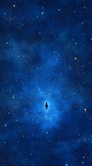 Fototapeta premium Space star and astronaut illustration poster background