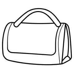 illustration of a bag with a lid