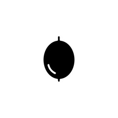 lemon glyph icon