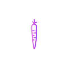 carrot gradient icon