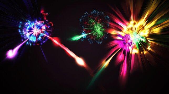 Colorful firework background 8