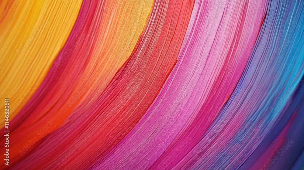 Poster vibrant swirls of color create an abstract, artistic composition.