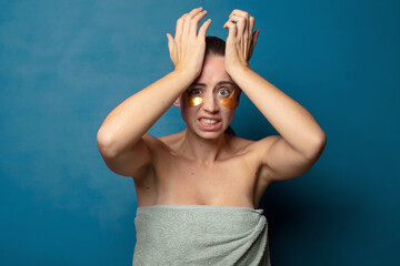 panicking over a forgotten deadline, feeling stressed, having to cover up a mess or mistake