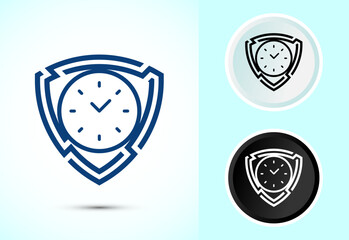 Long lasting icon design illustration. Durability icon design. Represents durability