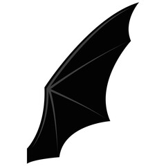 Fototapeta premium Bat Wings Silhouette.