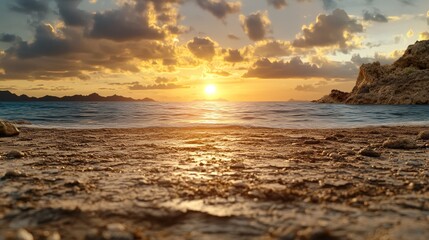 Obraz premium Beautiful Sunset at the Beach