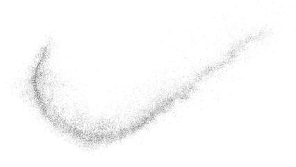 Black grainy texture. Abstract dust overlay. Grain noise. Black explosion on transparent background. Splash water effect. PNG format.