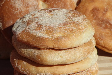 Moroccan Traditional Bread, Khobz