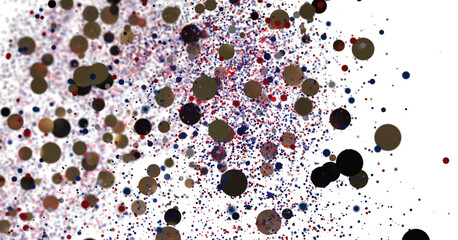 Abstract Colorful Bubbles Background Stock Photo