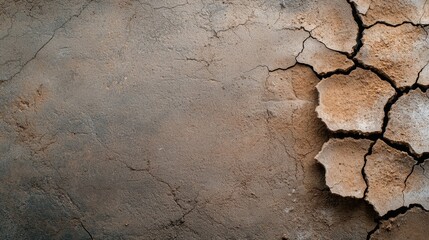 Cracked Wall with Small Hole