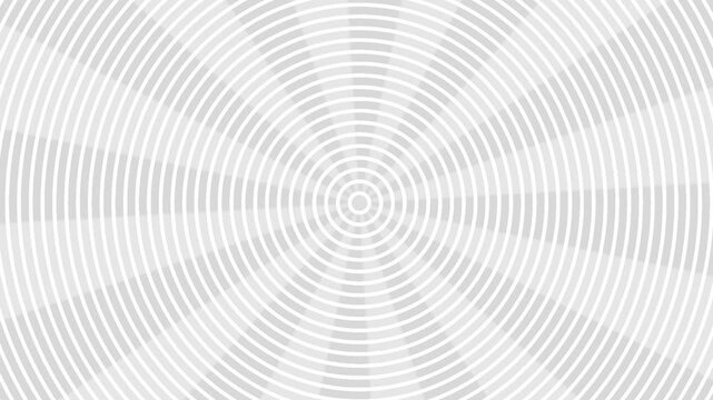 Hypnotic Circles Background. Seamless loop, Animations Hypnosis pattern, Hypnosis pattern Animation of black-white clean rings. Video animation Ultra HD 4K