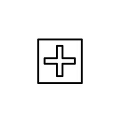 hospital line icon