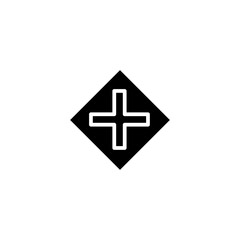 intersection glyph icon