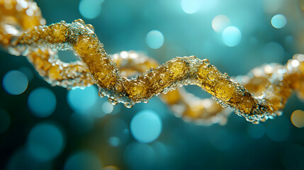 Golden Spiral 3D Illustration