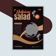 Delicious Food menu and restaurant social media design template.