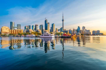 Gordijnen Toronto, Canada Skyline on Lake Ontario © SeanPavonePhoto