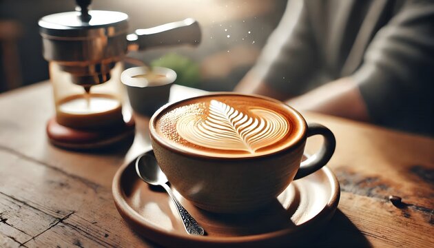 Creamy Cappuccino with Perfect Latte Art