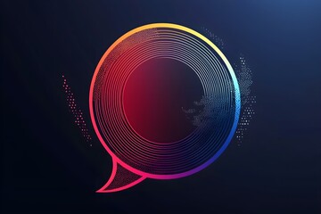 A colorful, abstract