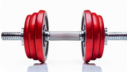 Fototapeta premium dumbbell isolated on white background