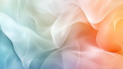 Fototapeta premium A soft, abstract design featuring flowing colors in pastel shades.
