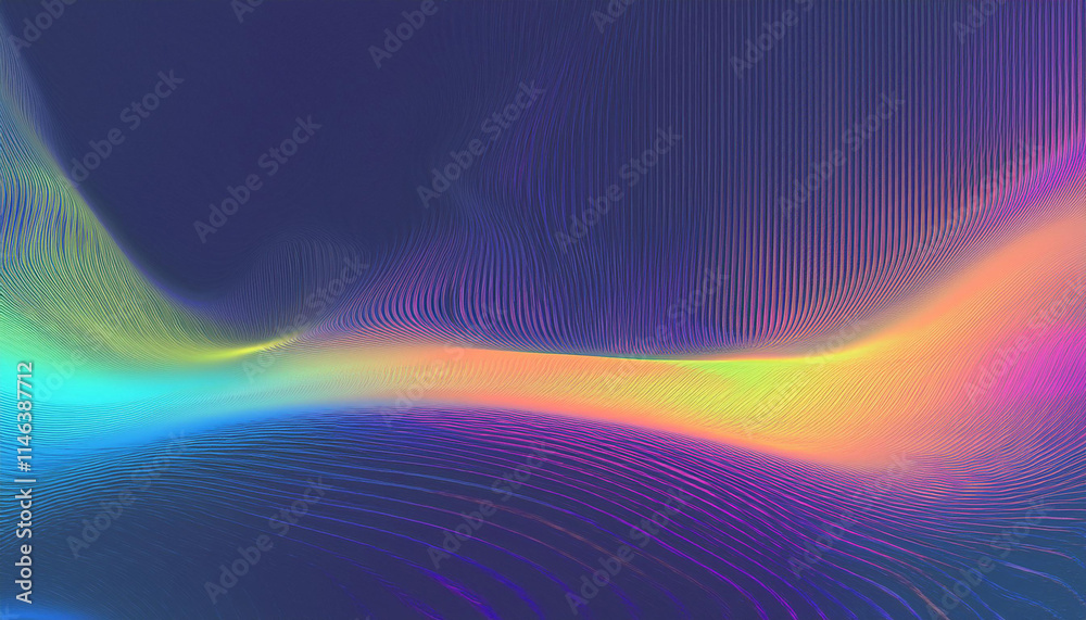 Canvas Prints a mesmerizing 3d abstract multicolor visualization
