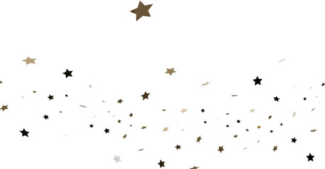 Falling Stars Confetti Background