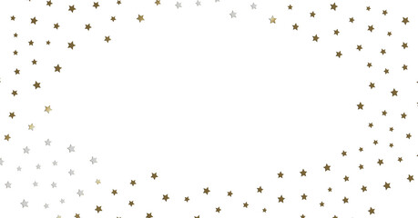 Obraz premium Gold and Silver Starry Frame