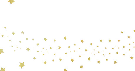 Golden Starry Sky Background
