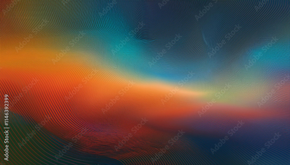 Canvas Prints a stunning 3d render of an abstract multicolor spectrum