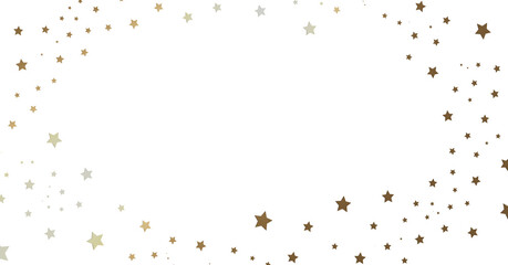 Gold and Silver Starry Frame