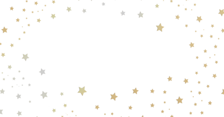Gold and Silver Starry Background