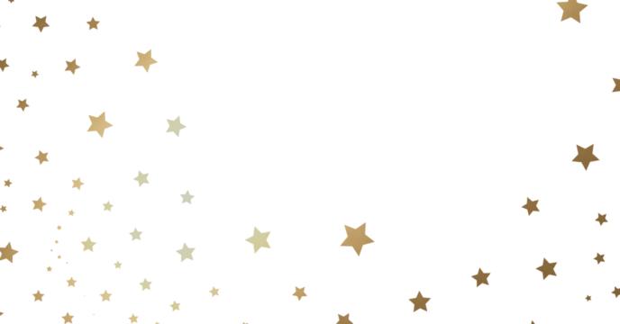 Gold Star Scatter Background