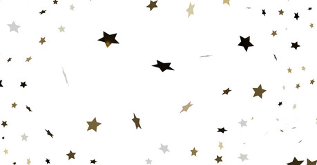 Falling Stars Confetti Background