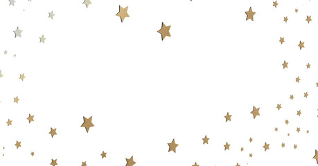 Gold Star Background: Festive Design