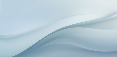 serene abstract image featuring soft flowing curves in gentle shades of blue and white evoking tranquility and calmness.