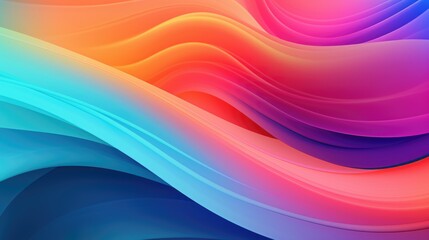 Fototapeta premium Abstract, bright gradient with smooth transitions