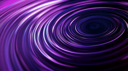 Swirling purple patterns create mesmerizing ripples in a tranquil setting. 