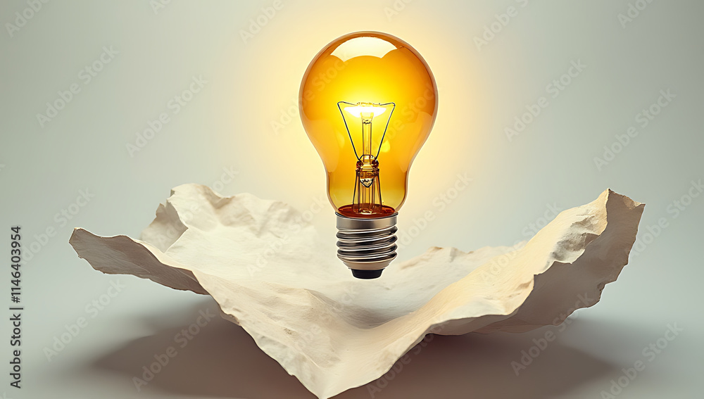 Poster Big ideas are born from inspired thinking using simple tools like a pencil and a crumpled piece of paper._00001_