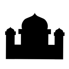 Mosque silhouettes icon 