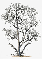 Obraz premium tree silhouette vector