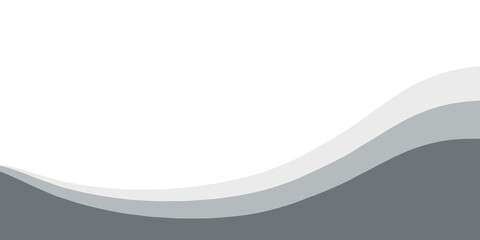 Abstract bussiness background with decorative overlapping waves with large copyspace area