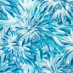 Seamless floral  background. Flowers chrysanthemums and petals.  Close up.